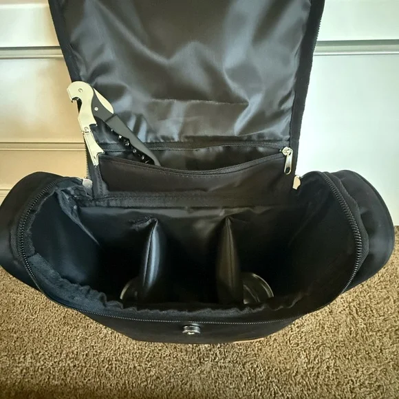 Black Wine Tote Bag - Picture 6 of 8